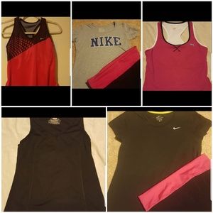 5 SZ small athletic tops
